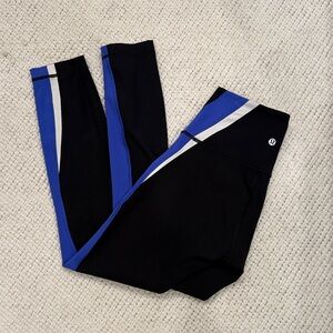 Lululemon Black and Blue Leggings